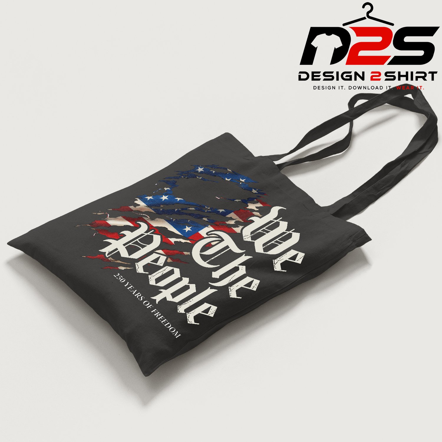 USA bicentennial style artwork for T-shirt printing, mugs, stickers, and tote bags
