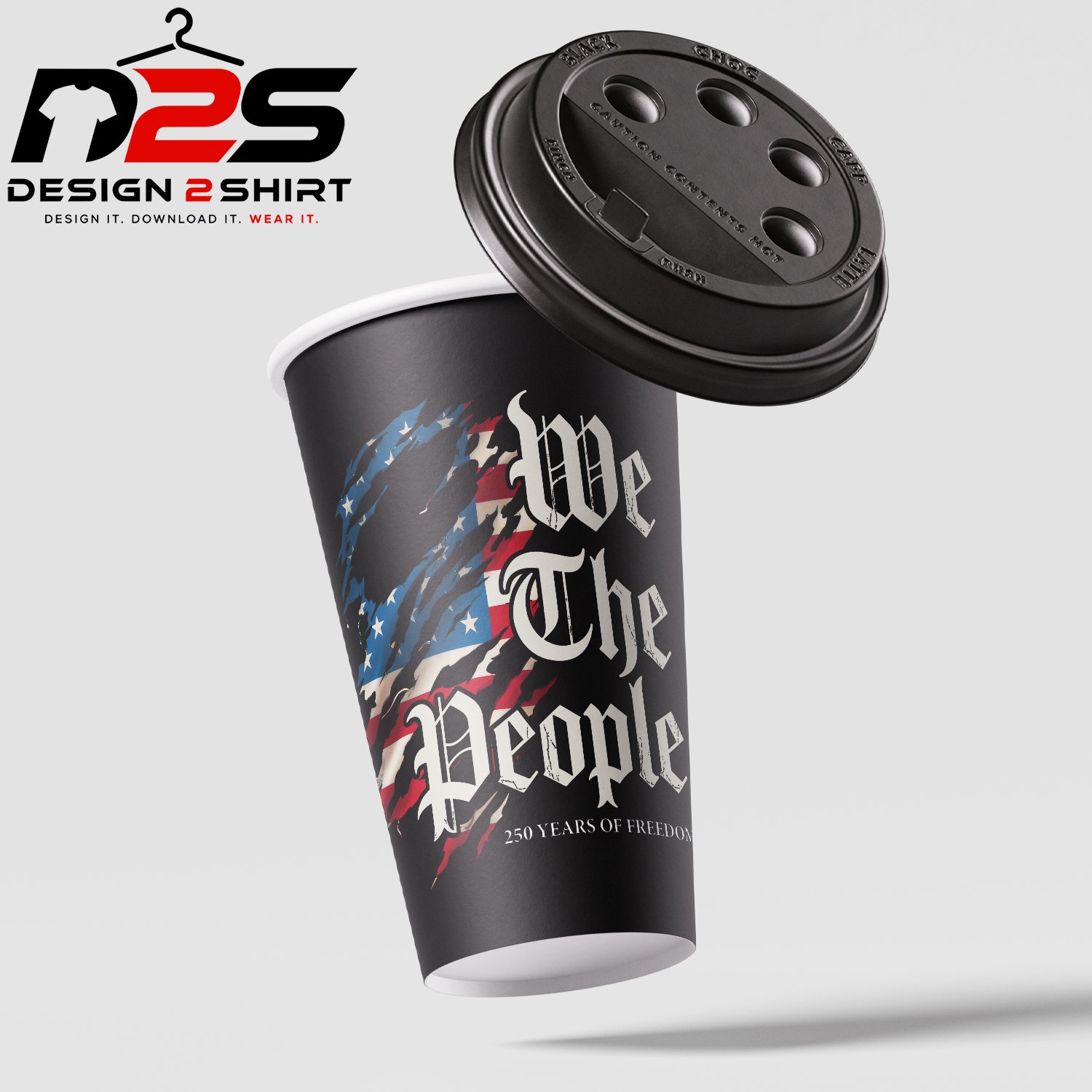 250 Anniversary USA We The People printable graphic for Cricut, sublimation, and Print on Demand