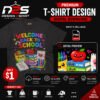 Welcome Back To School Kawaii Teacher cute PNG Digital Download for teacher T-shirt design