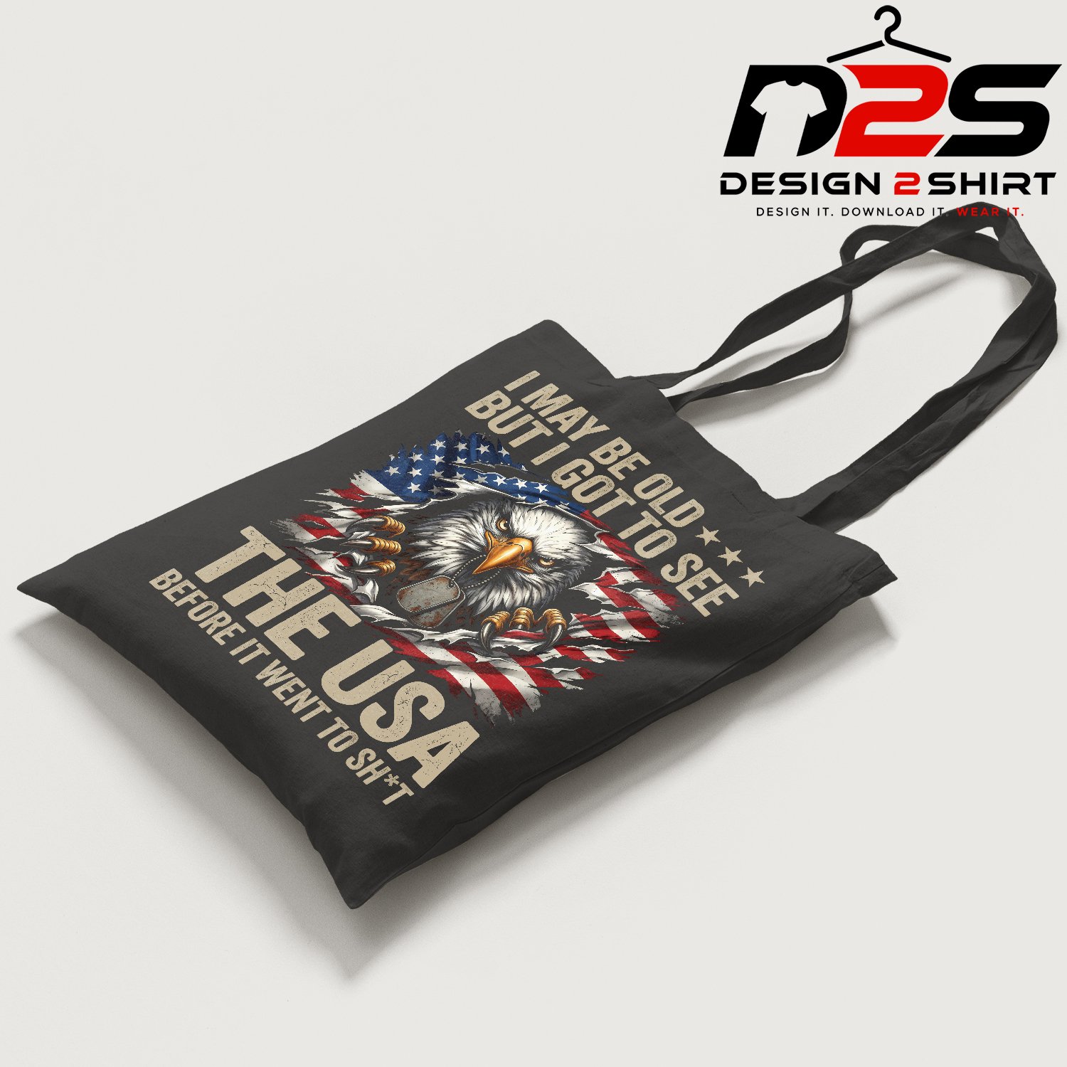 USA patriotic eagle artwork presented as a high-resolution transparent PNG