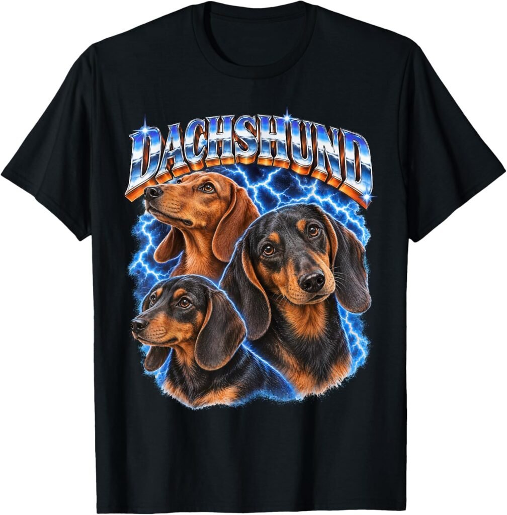 retro heavy metal dog rock music t-shirt design